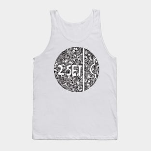 Twoset zentangle logo Tank Top